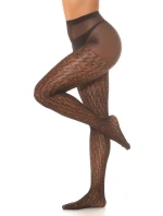 Punčochové kalhoty s geometrickým vzorem SH5015 - InStylefashion