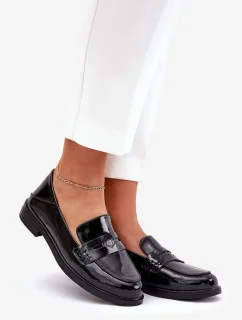 Dámské mokasíny model 21165774 Černá - VINCEZA