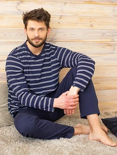 Pyžamo Key MNS 369 B26 dlouhé rukávy, velikosti M–2XL