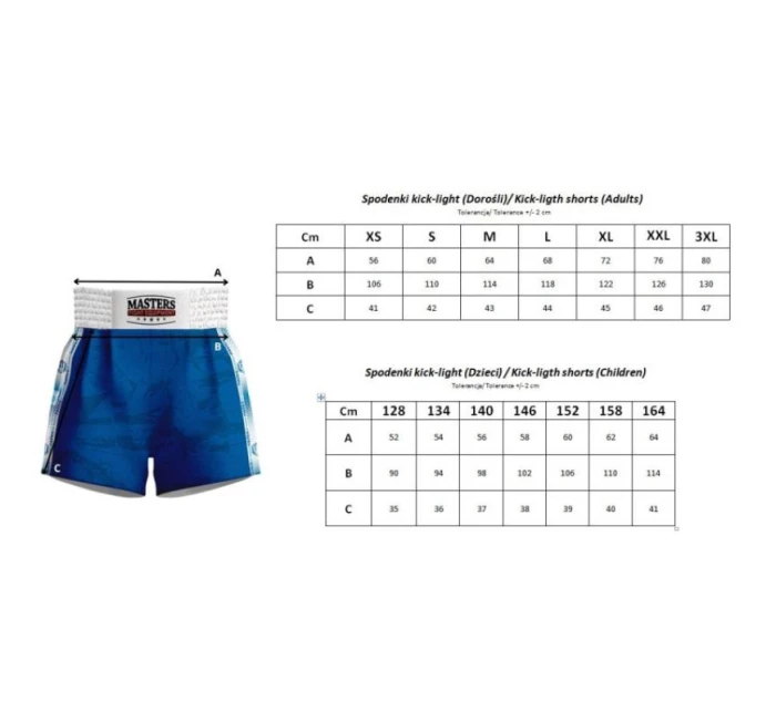 Lehké tréninkové šortky model 21352384 - Masters