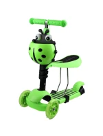 BALANCE SCOOTER 3V1 ENERO LADYBIRD GREEN