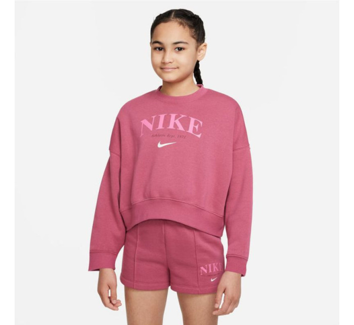 Dívčí mikina Sportswear Flc Crew Jr  Nike model 17545624 - Nike SPORTSWEAR