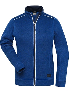 JN Dámská pracovní pletená fleece bunda Solid 02.0 dark royal model 22493599 - Daiber