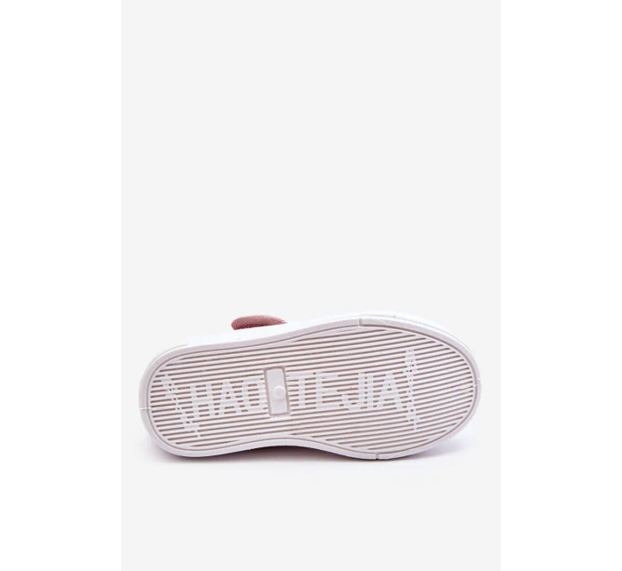 Dětské balerínky na suchý zip v potisku růžové Selah Dětské balerínky na suchý zip v potisku růžové Selah