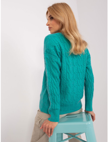Sweter AT SW 2335.27 turkusowy