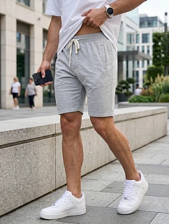 Spodenki męskie dresowe ze  model 22278479 - FashionStreet