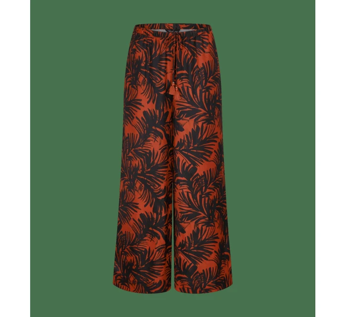 Summer Satin Trousers - BROWN - TRIUMPH BROWN - TRIUMPH