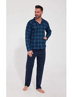 Pyžamo Cornette 114/88 délka/rukávy S–2XL, rozepínací