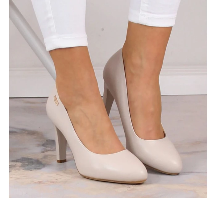 W model 19145948 světle šedé lodičky - SERGIO LEONE