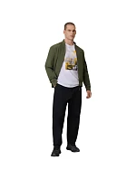 Pánské tričko 4F M2660 white 4FWSS26TTSHM2660 10S pánské