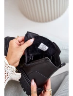 Zateplené botky workery dámské model 21671558 černé - Big Star Shoes Zateplené botky workery dámské model 21671558 černé - Big Star Shoes