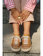 Dámské Kožené Polobotky model 21693708 Multikolor - Maciejka