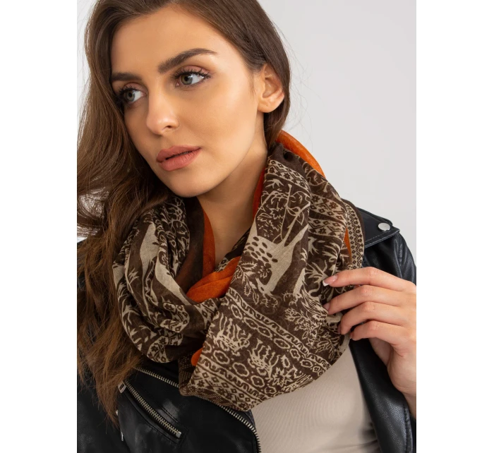 Tunelová šála AT KM 241353.35 hnědá