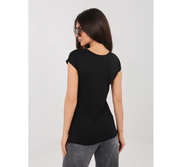 T shirt D12041AH02570C czarny