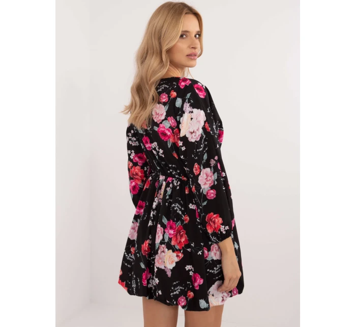 Sukienka DHJ SK  czarno czerwony model 20572067 - FPrice