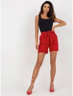 LK SN Šortky model 18461617 červená - FPrice LK SN Šortky model 18461617 červená - FPrice