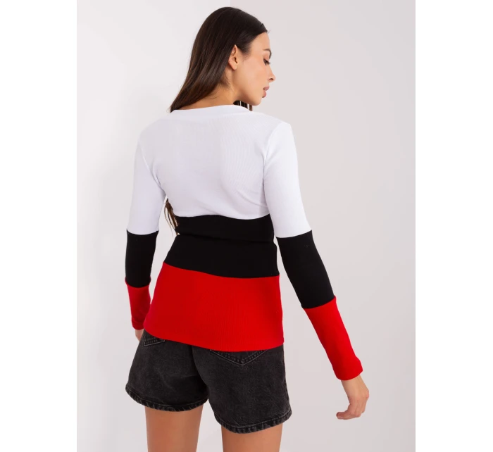 Halenka RV BZ 8431 1.14P bílá a červená Halenka RV BZ 8431 1.14P bílá a červená