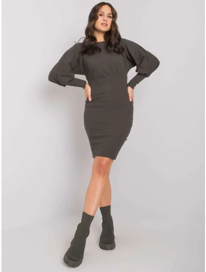 Šaty RV SK 6079.65 tmavá khaki Šaty RV SK 6079.65 tmavá khaki