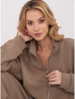 Bluza SM BL model 21782419 ciemny bezowy - FPrice Bluza SM BL model 21782419 ciemny bezowy - FPrice