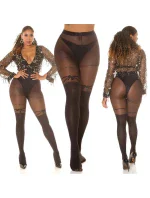 Sexy punčocháče černé model 20904444 - In-style Fashion Sexy punčocháče černé model 20904444 - In-style Fashion