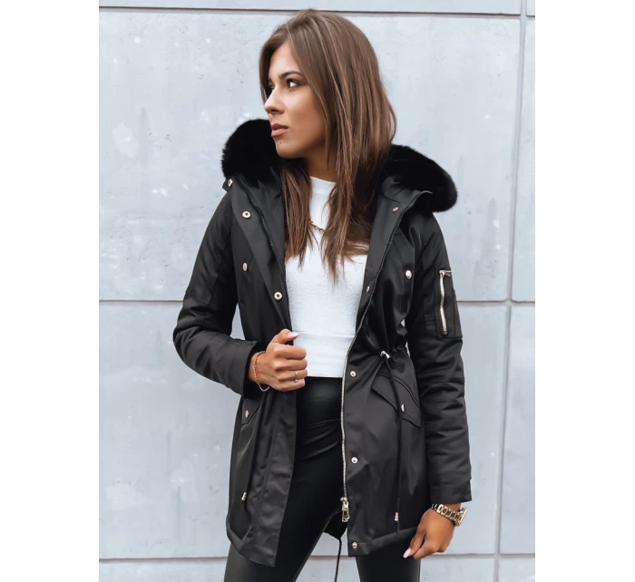 Dámská zimní bunda parka GODDESS černá FashionStreet TY3867