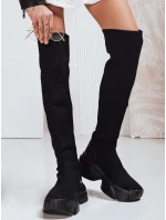 Dámské ponožkové boty černé FashionStreet ZY1321