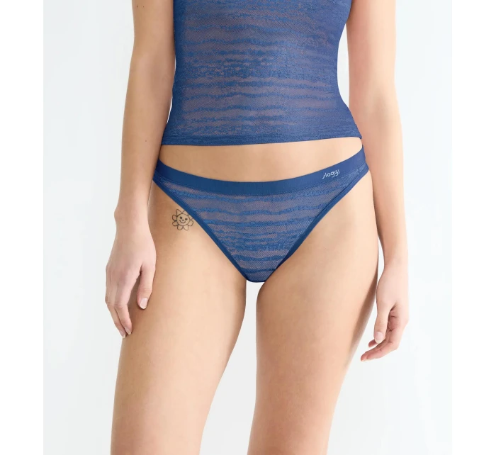 sloggi FREE Evolve String Lace - BLUE - SLOGGI BLUE - SLOGGI