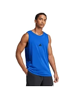 Pánské tričko adidas Essentials Small Logo Tank modré JE8978 pánské Pánské tričko adidas Essentials Small Logo Tank modré JE8978 pánské