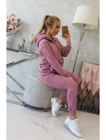 Izolační sada s ozdobnou kapsou tmavě růžová