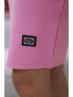 Šaty s vázaným výstřihem růžový Šaty s vázaným výstřihem růžový