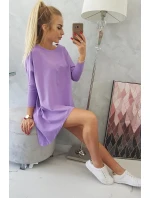 Oversize halenka fialová