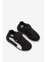 Dětské sportovní boty s přezkou Černo-bílé Perrin Dětské sportovní boty s přezkou Černo-bílé Perrin