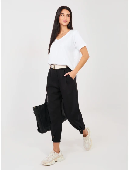 Spodnie MI SP model 21888844 czarny - FPrice Spodnie MI SP model 21888844 czarny - FPrice