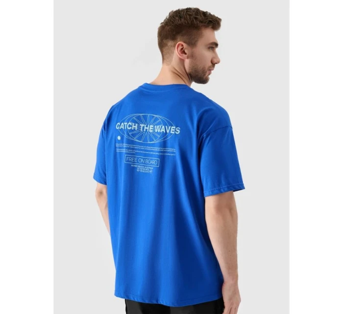 Pánské tričko oversize s potiskem 4F 4FRSS24TTSHM2535-36S