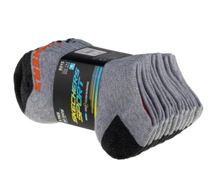 Skechers 6ks ponožek No Show S108264-GRY Skechers 6ks ponožek No Show S108264-GRY