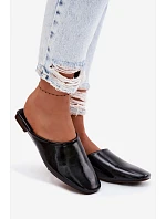 Dámské Mule z Umělé Kůže Ploché Černé Romelle Dámské Mule z Umělé Kůže Ploché Černé Romelle