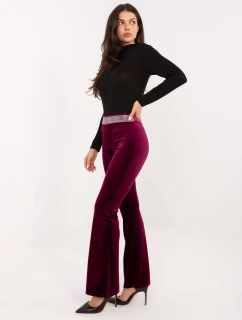 Spodnie IT SP model 21776318 bordowy - FPrice