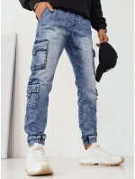 Pánské modré cargo kalhoty model 20648436 - Dstreet