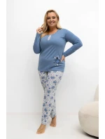 Pohodlná pyžama pro plnoštíhlé model 221189 Forever Pink Pohodlná pyžama pro plnoštíhlé model 221189 Forever Pink