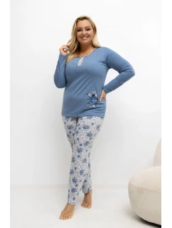 Pohodlná pyžama pro plnoštíhlé model 221189 Forever Pink