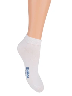 Dámské ponožky 25 white - Skarpol