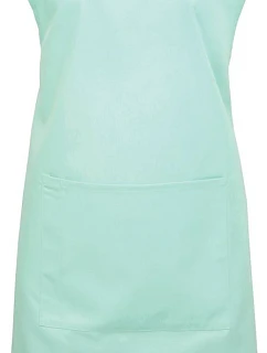 Premier PR 154 Zástěra s laclem a kapsou na břiše "Colours" 39.0154 aqua