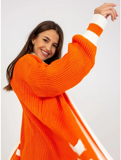 Dámský svetr LC SW model 17655240 oranžový - FPrice