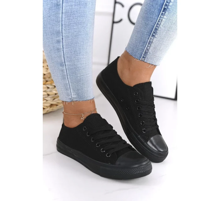 Dámské Klasické Tenisky Černé Omerta Dámské Klasické Tenisky Černé Omerta