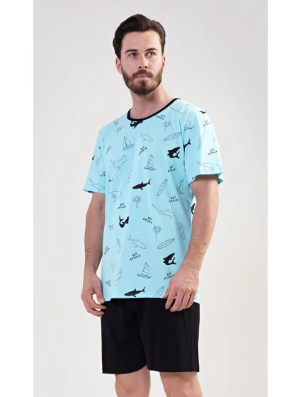 Pánské pyžamo šortky Oceán Pánské pyžamo šortky Oceán