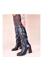 Kozačky na podpatku model 221036 Solea Kozačky na podpatku model 221036 Solea