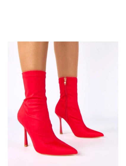 Boty na podpatku model 222901 Solea Boty na podpatku model 222901 Solea