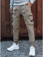 Pánské kalhoty cargo béžové FashionStreet UX4302