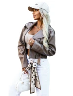 z měkké s páskem a asymetrickým zipem cappuccino model 21322452 - numoco basic