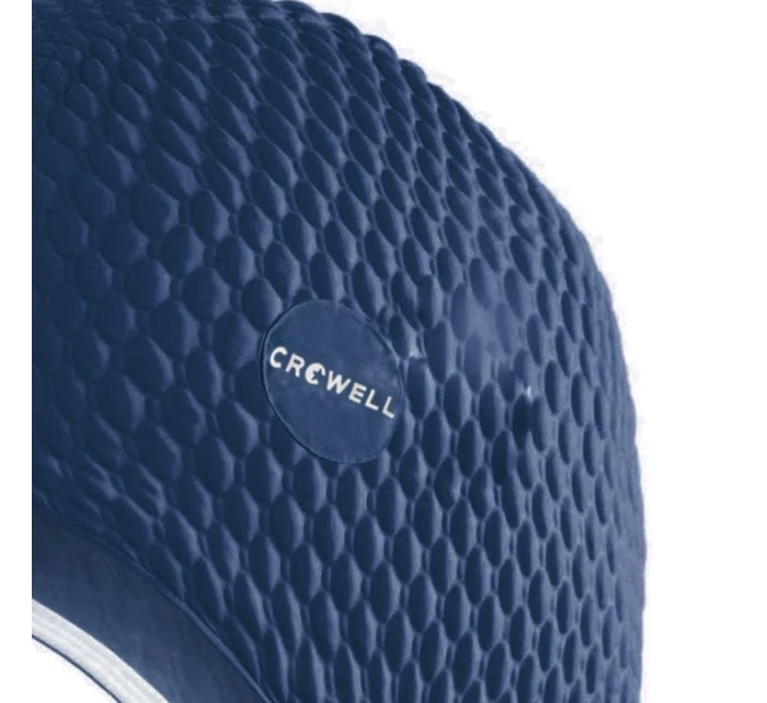 Crowell Java tmavě modrá plavecká čepice s bublinami barva 4